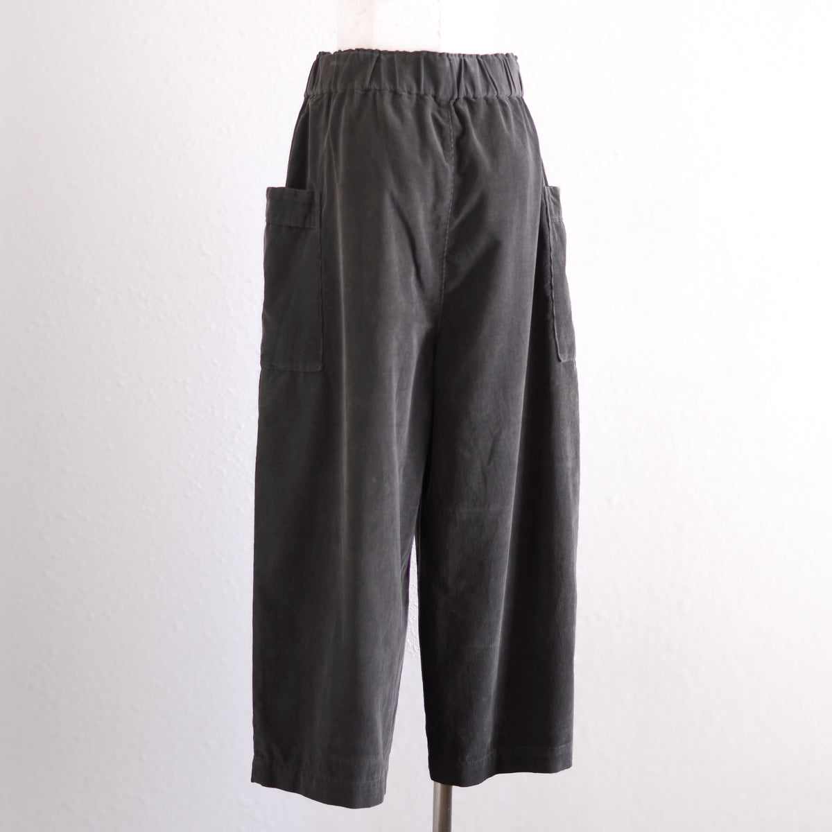 コットンサイドポケットイージーパンツ Charcoal Gray