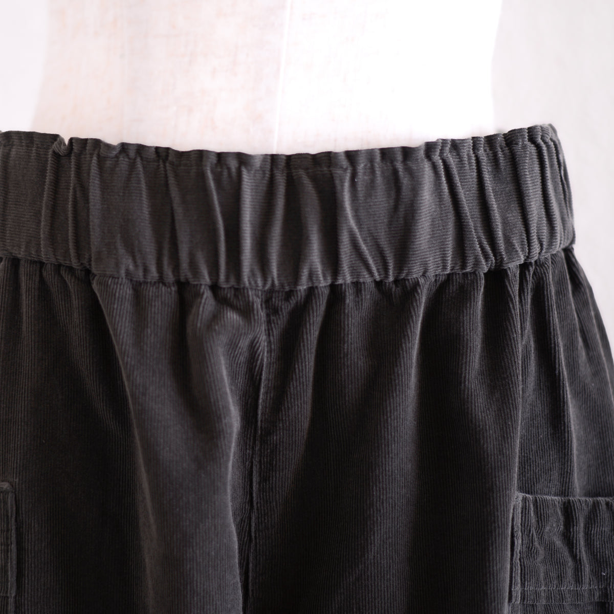 コットンサイドポケットイージーパンツ Charcoal Gray