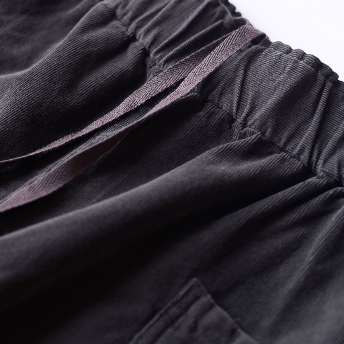 コットンサイドポケットイージーパンツ Charcoal Gray