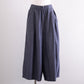 キュプラコットンキュロットパンツ Charcoal Grey