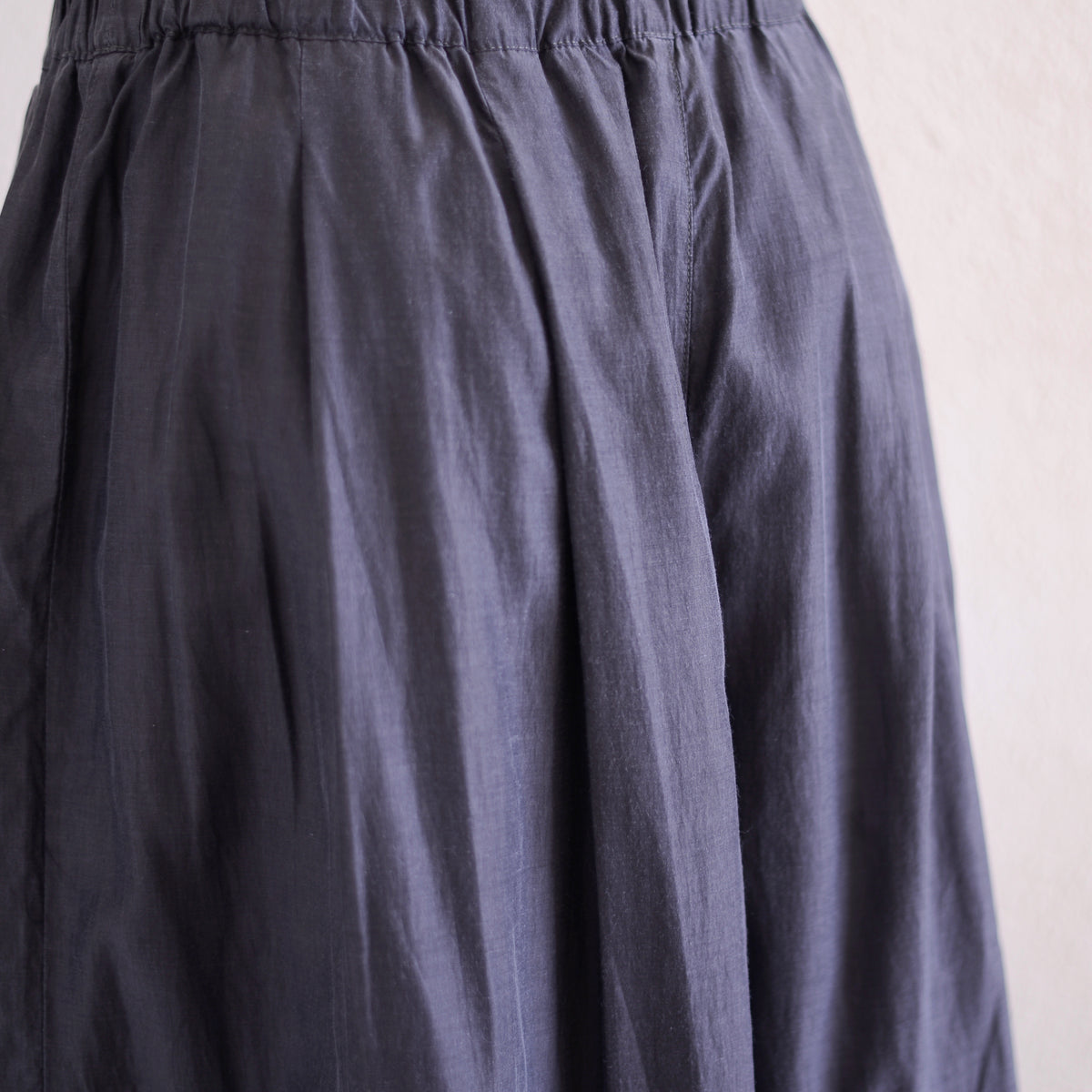 キュプラコットンキュロットパンツ Charcoal Grey