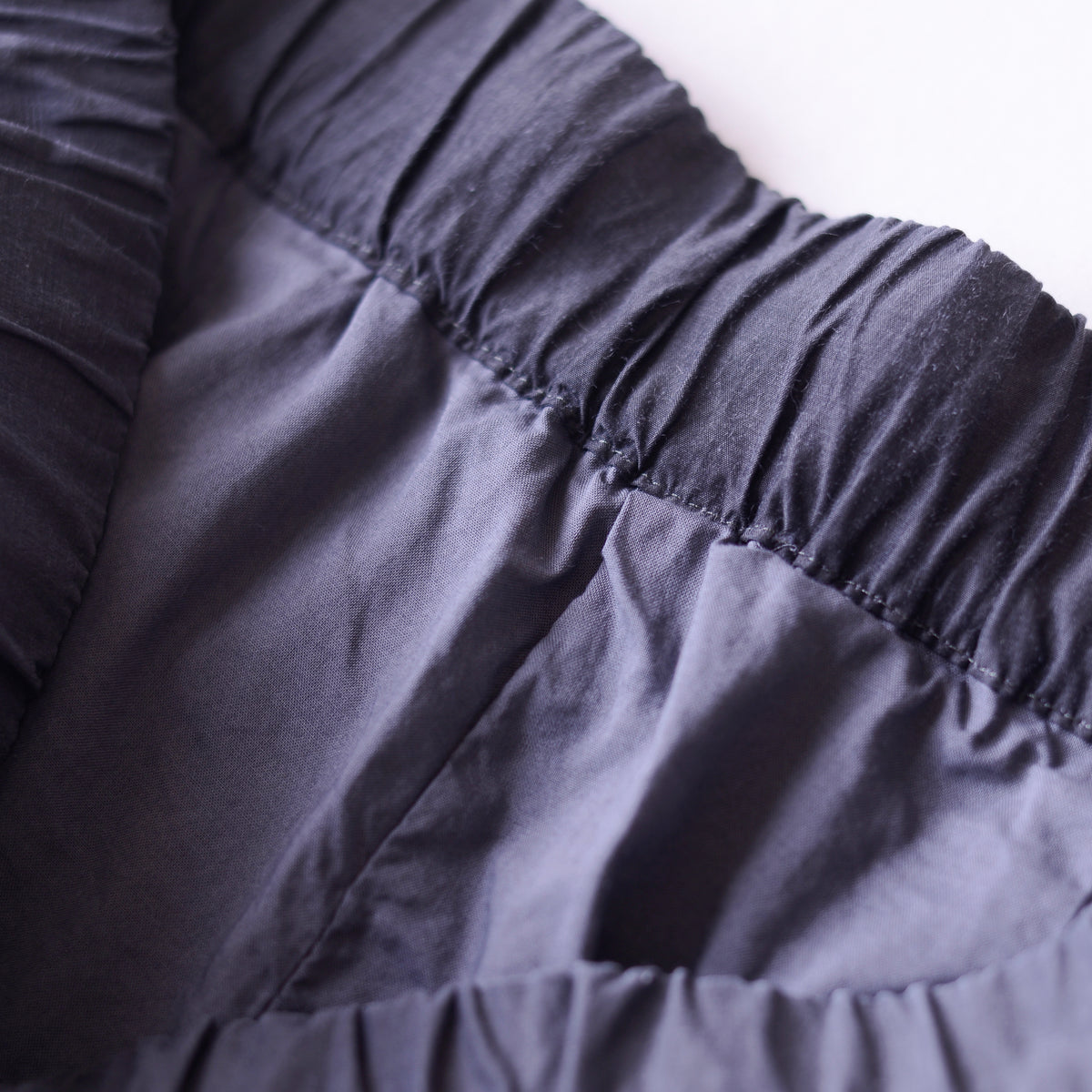 キュプラコットンキュロットパンツ Charcoal Grey