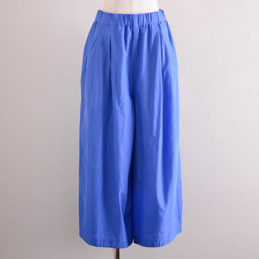 Cupra Cotton Culotte Pants Blue