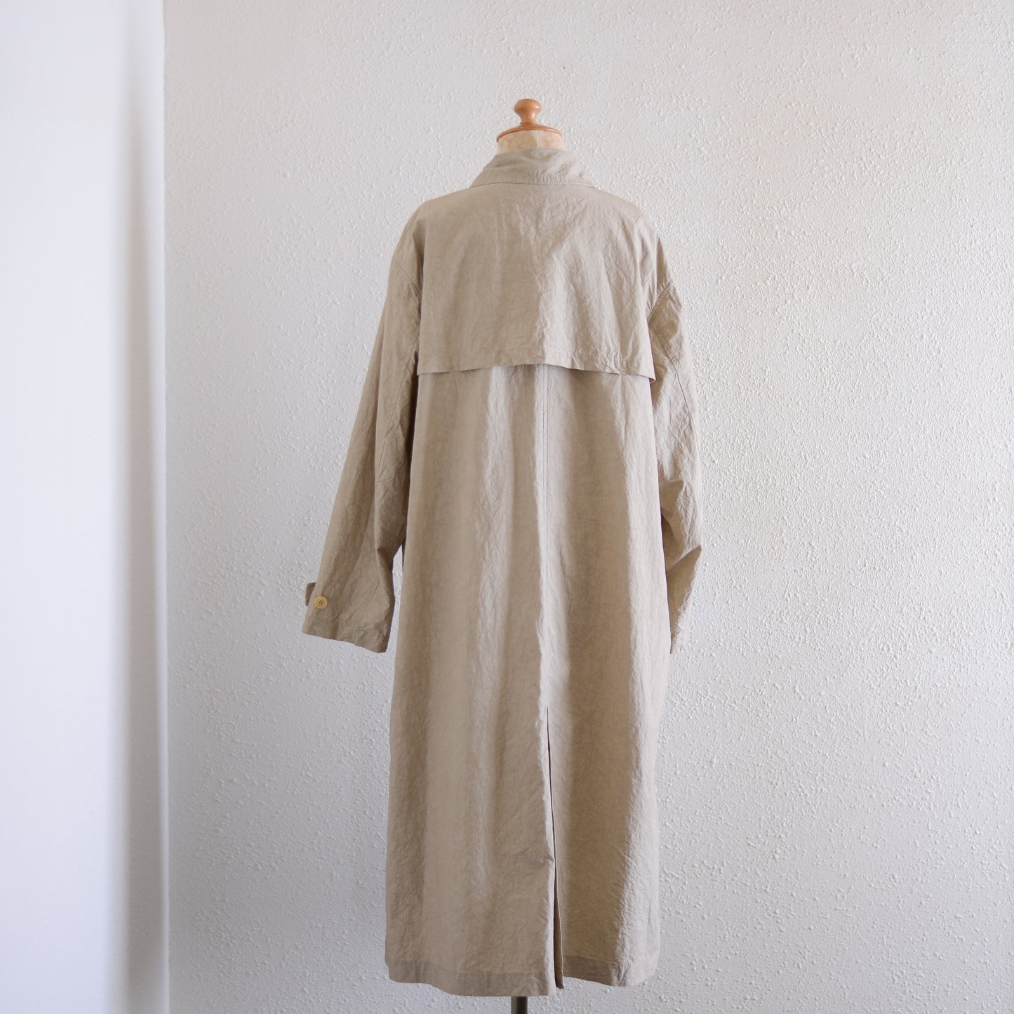 コットンリネンバルマカーンコート Beige