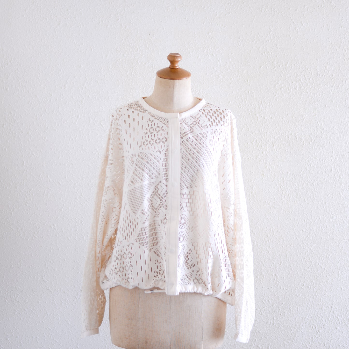 コットンクロシェジャケット Ivory