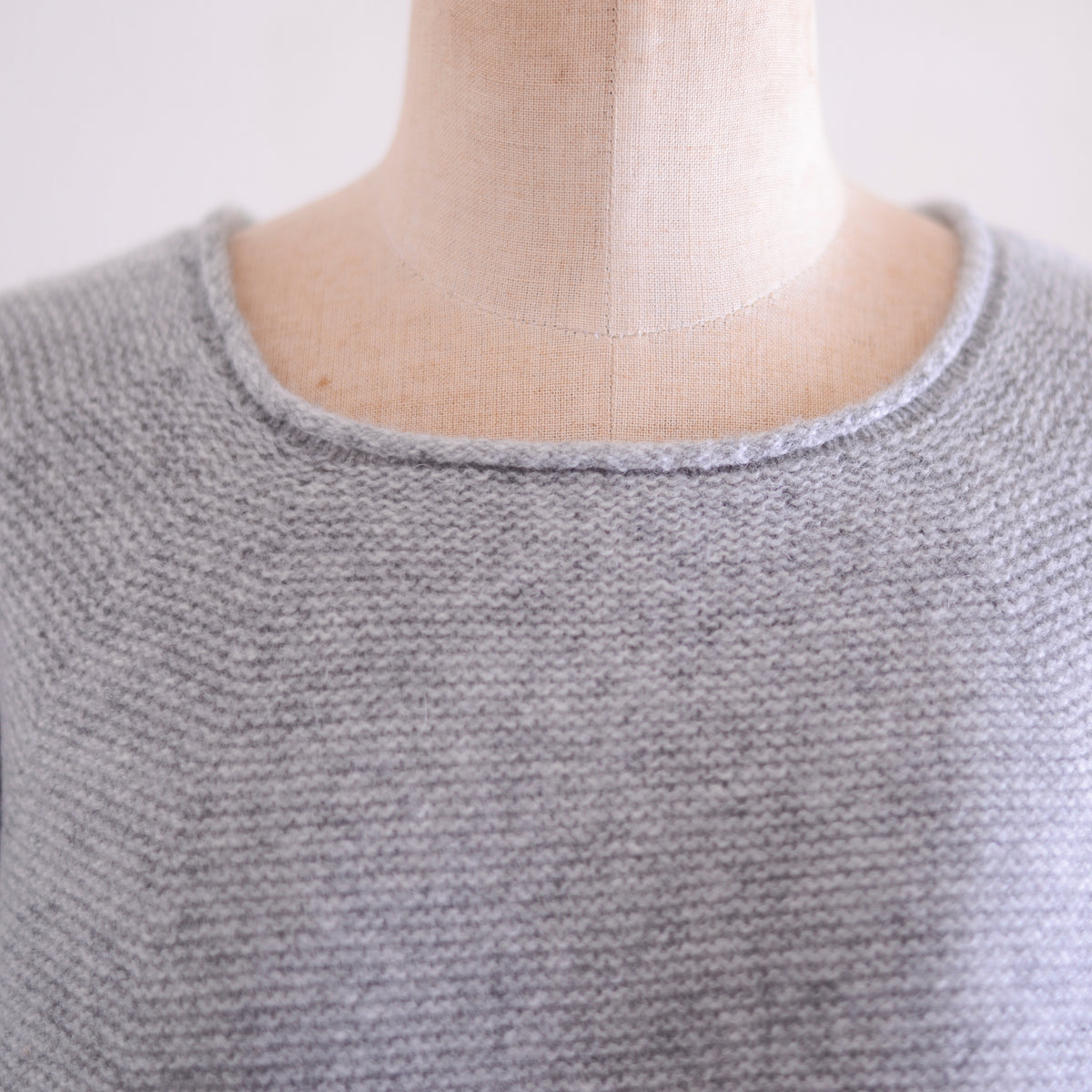 ウールカシミアホールガーメント２ウェイカーディガンGray Melange