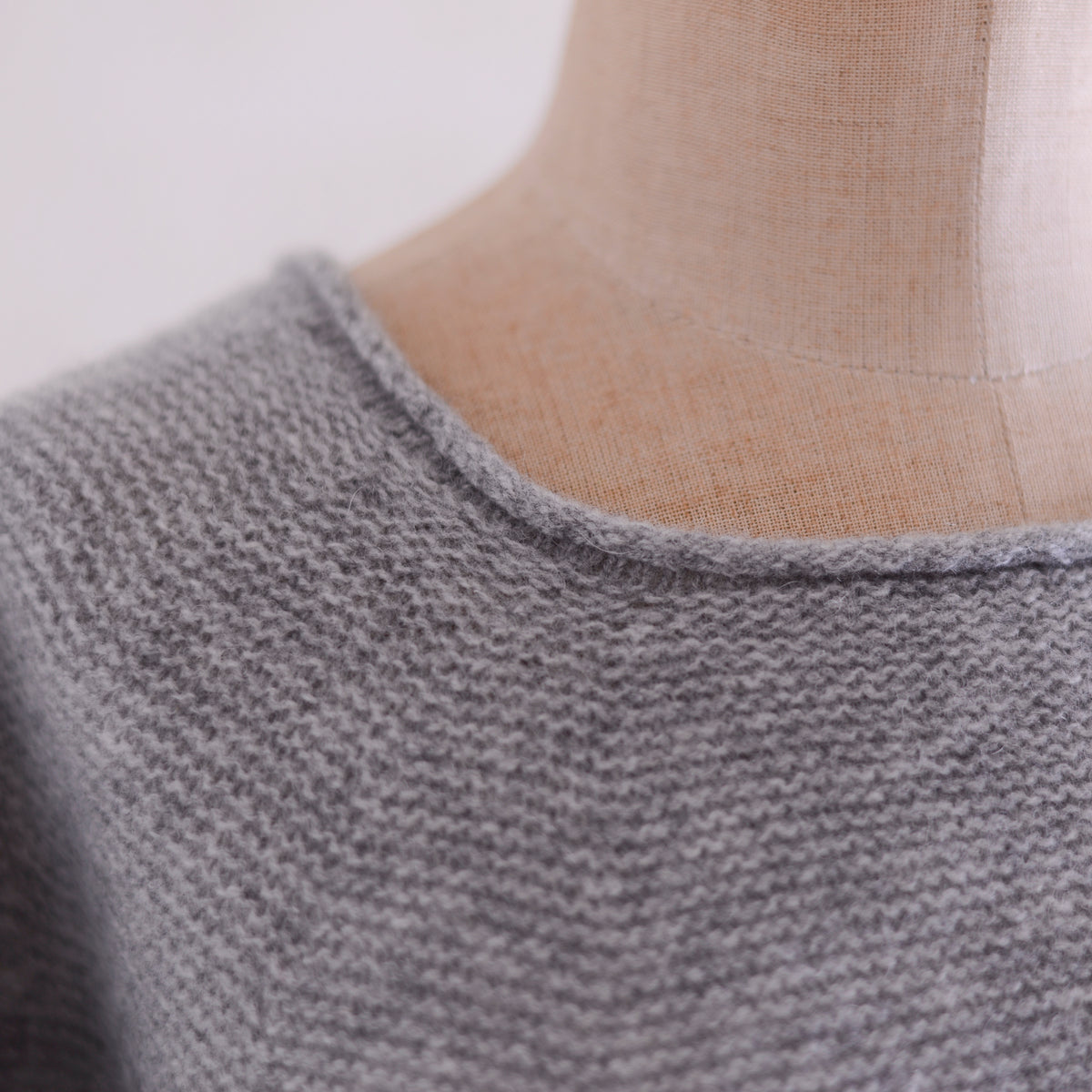 ウールカシミアホールガーメント２ウェイカーディガンGray Melange