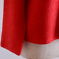 ウールカシミアホールガーメント２ウェイカーディガンRed
