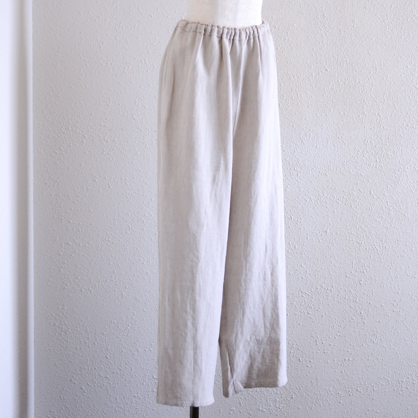 リネンワイドストレートパンツ Natural