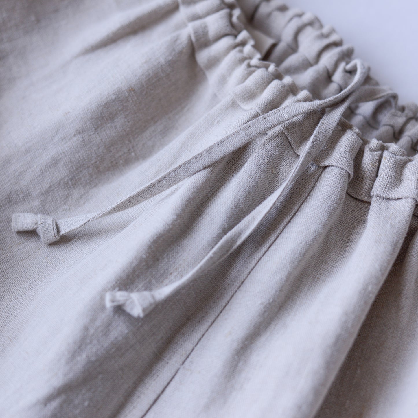 リネンワイドストレートパンツ Natural