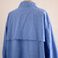 コットンリネンバルマカーンコート Blue