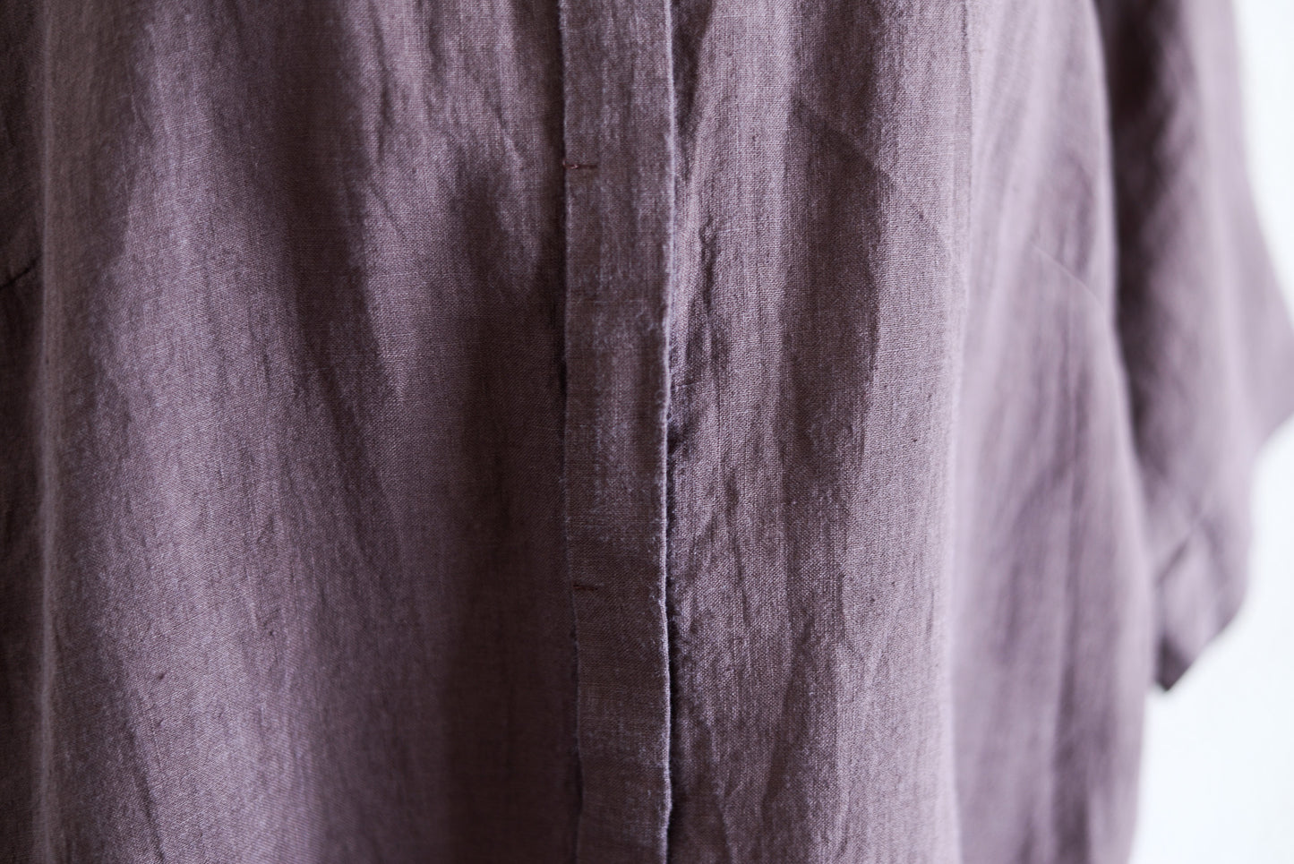 ベルギーリネンリラックスシャツ Brown