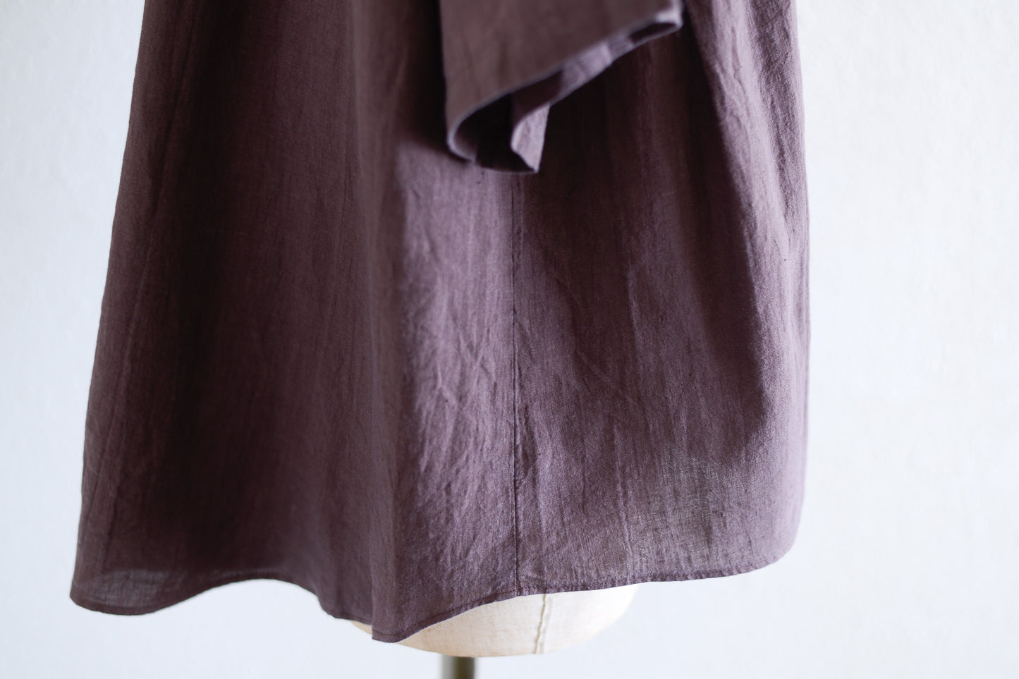 ベルギーリネンリラックスシャツ Brown