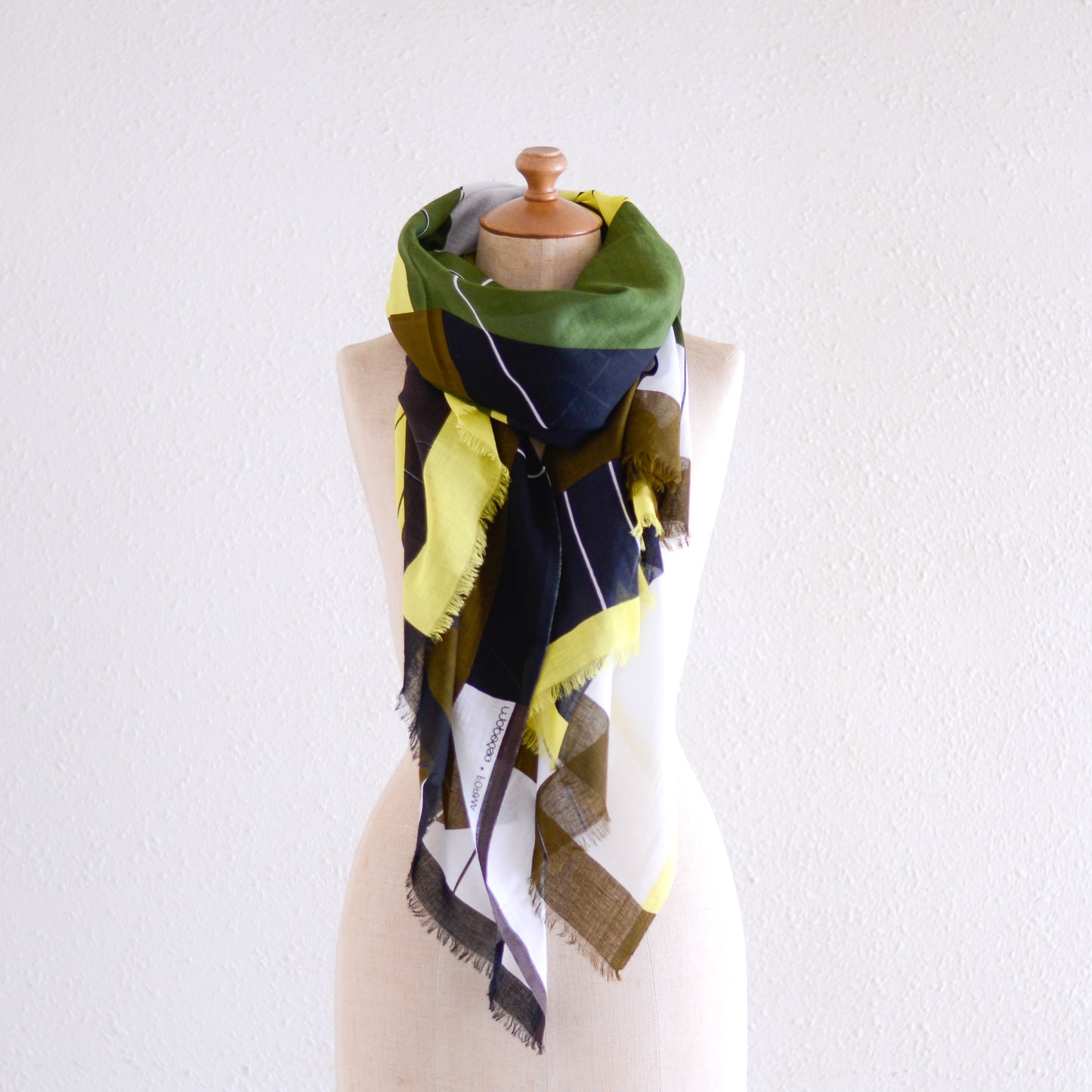 コットンショール Lime Khaki