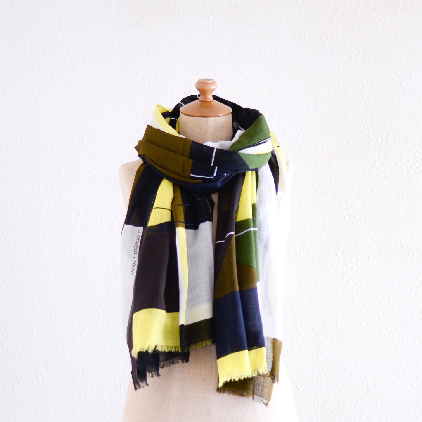 コットンショール Lime Khaki