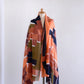 コットンショール Caramel Checkered Pattern