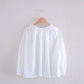 Cotton 2-way Embroidery Blouse Off White