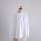 Cotton 2-way Embroidery Blouse Off White