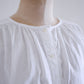 Cotton 2-way Embroidery Blouse Off White