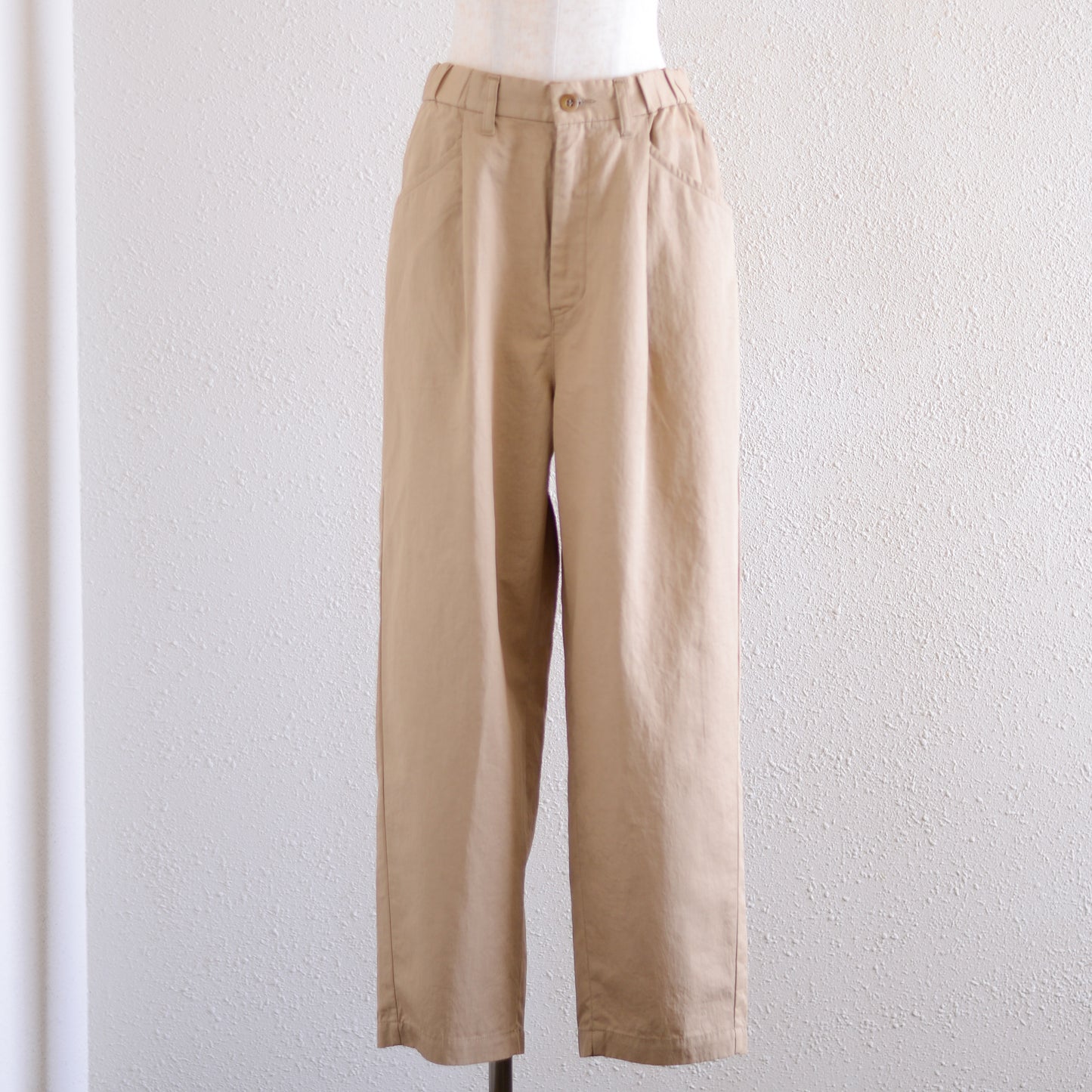 コットンリネンツイルパンツ Beige