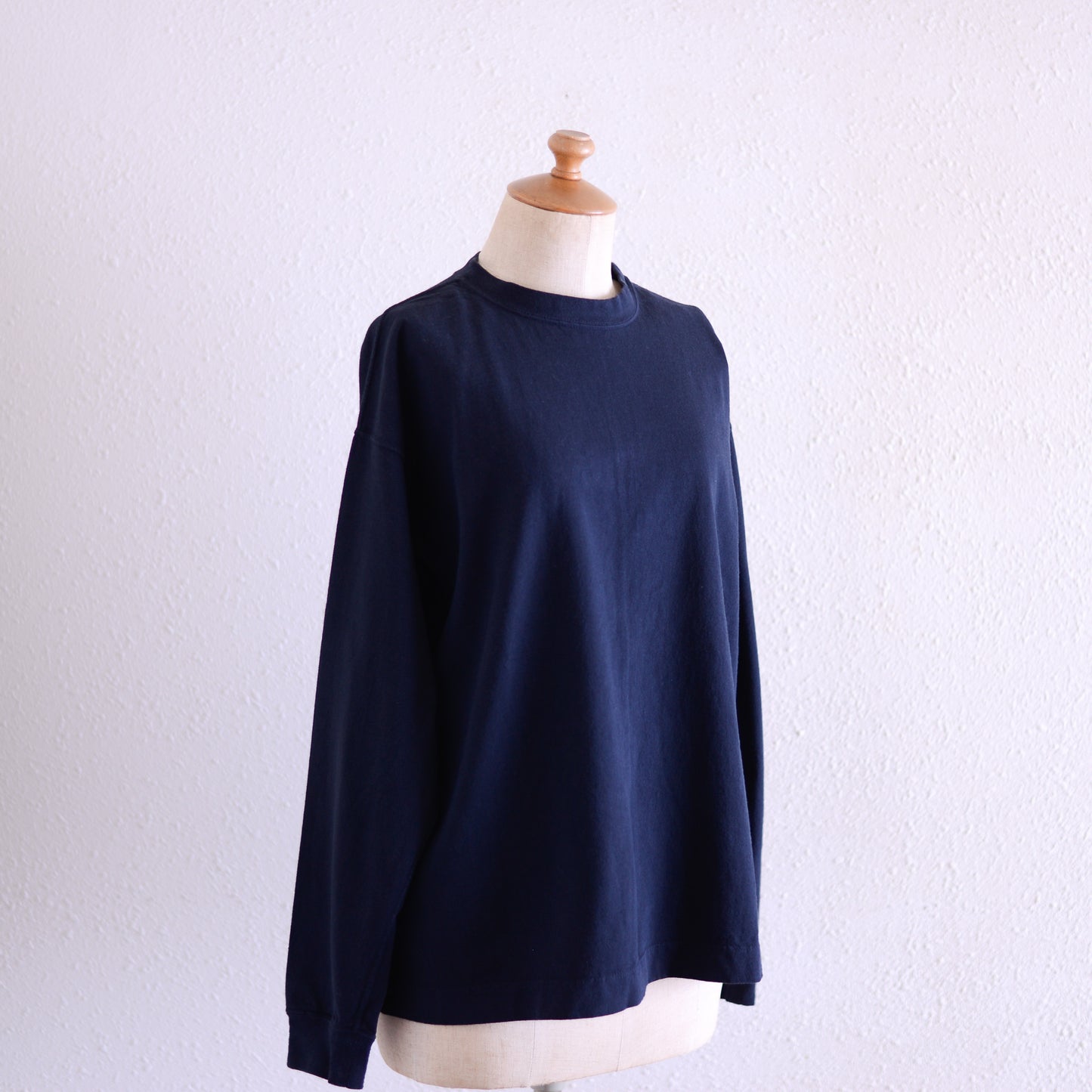 US Cotton Relaxed Long Sleeve Black