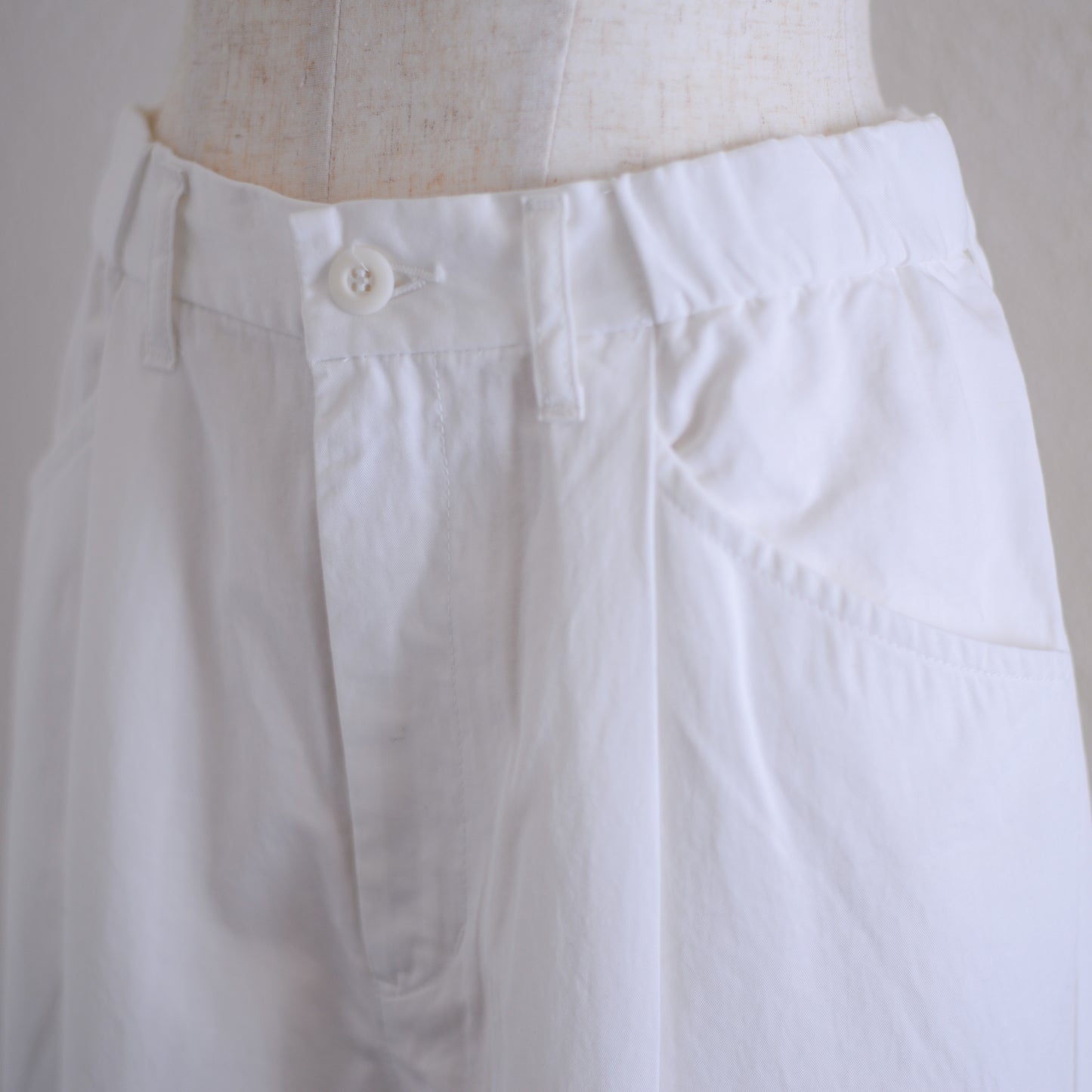 コットンリネンツイルパンツ Off White