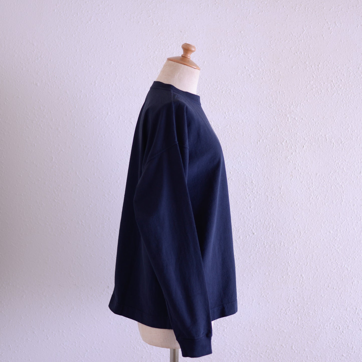 US Cotton Relaxed Long Sleeve Black