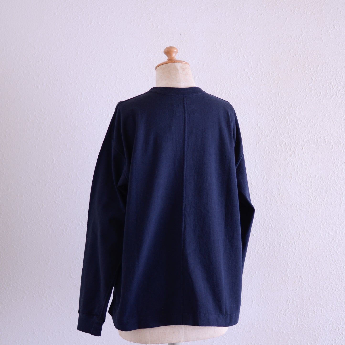 US Cotton Relaxed Long Sleeve Black