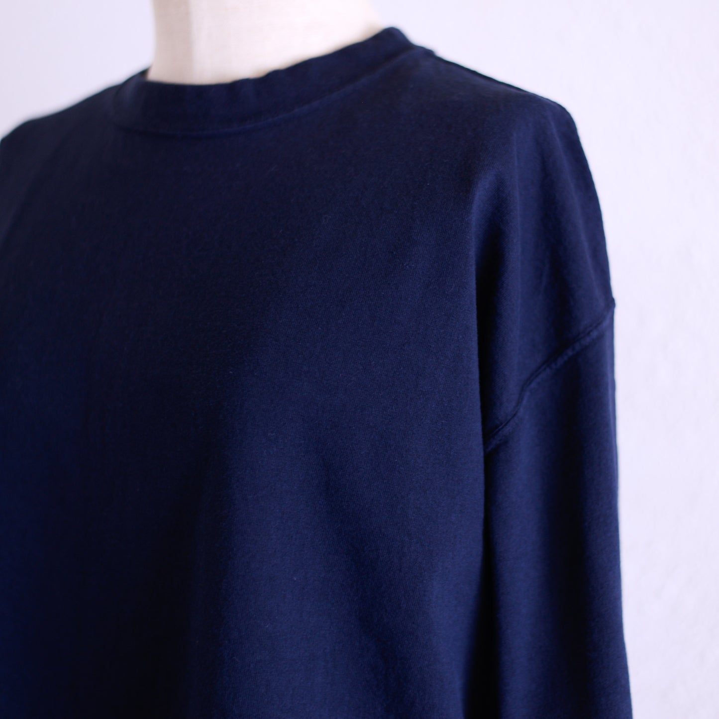 US Cotton Relaxed Long Sleeve Black