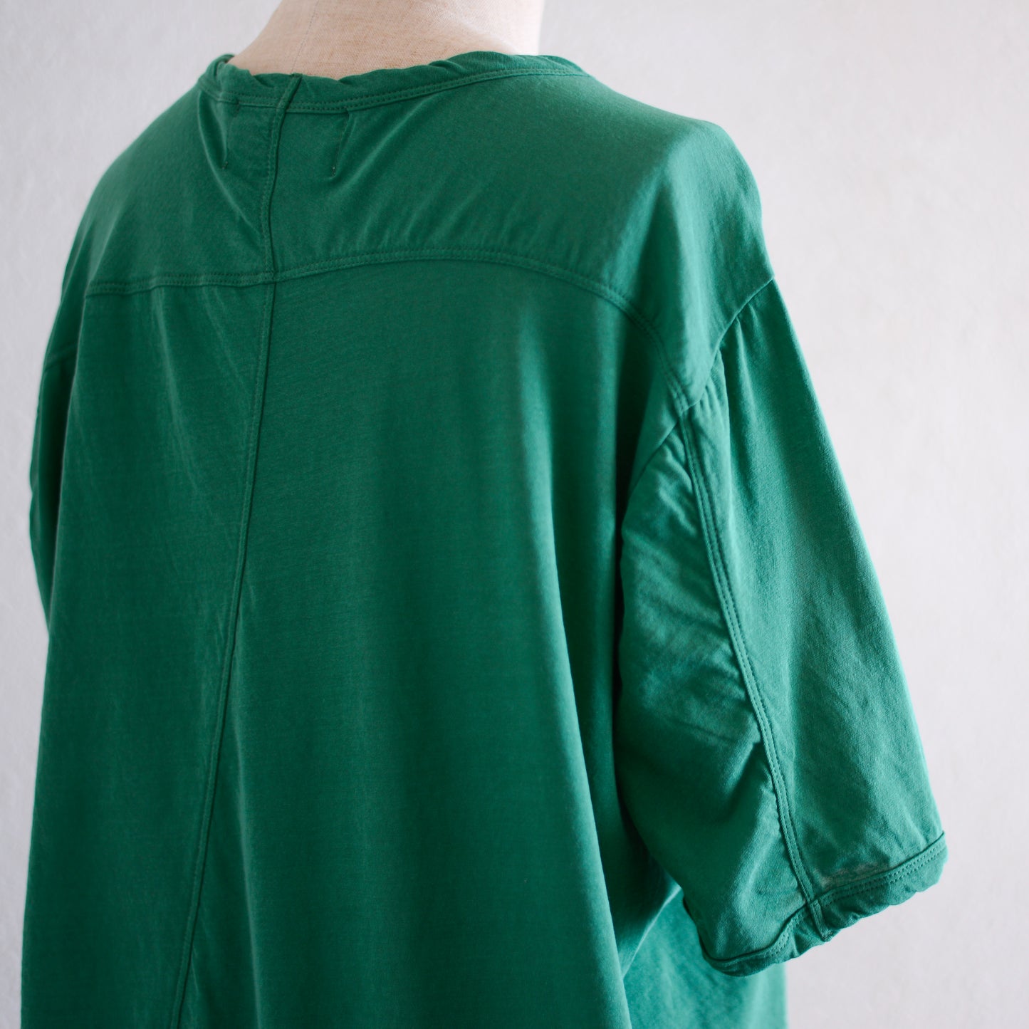 コットンツイストクルーネックプルオーバー Green