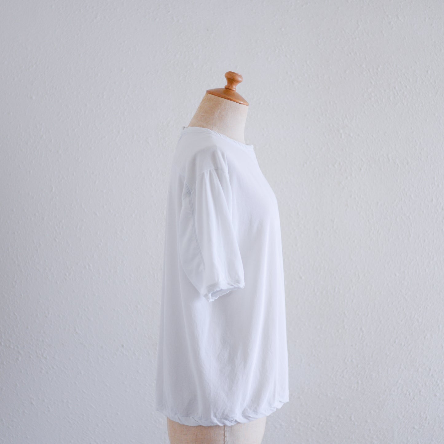 コットンツイストクルーネックプルオーバー Light Gray
