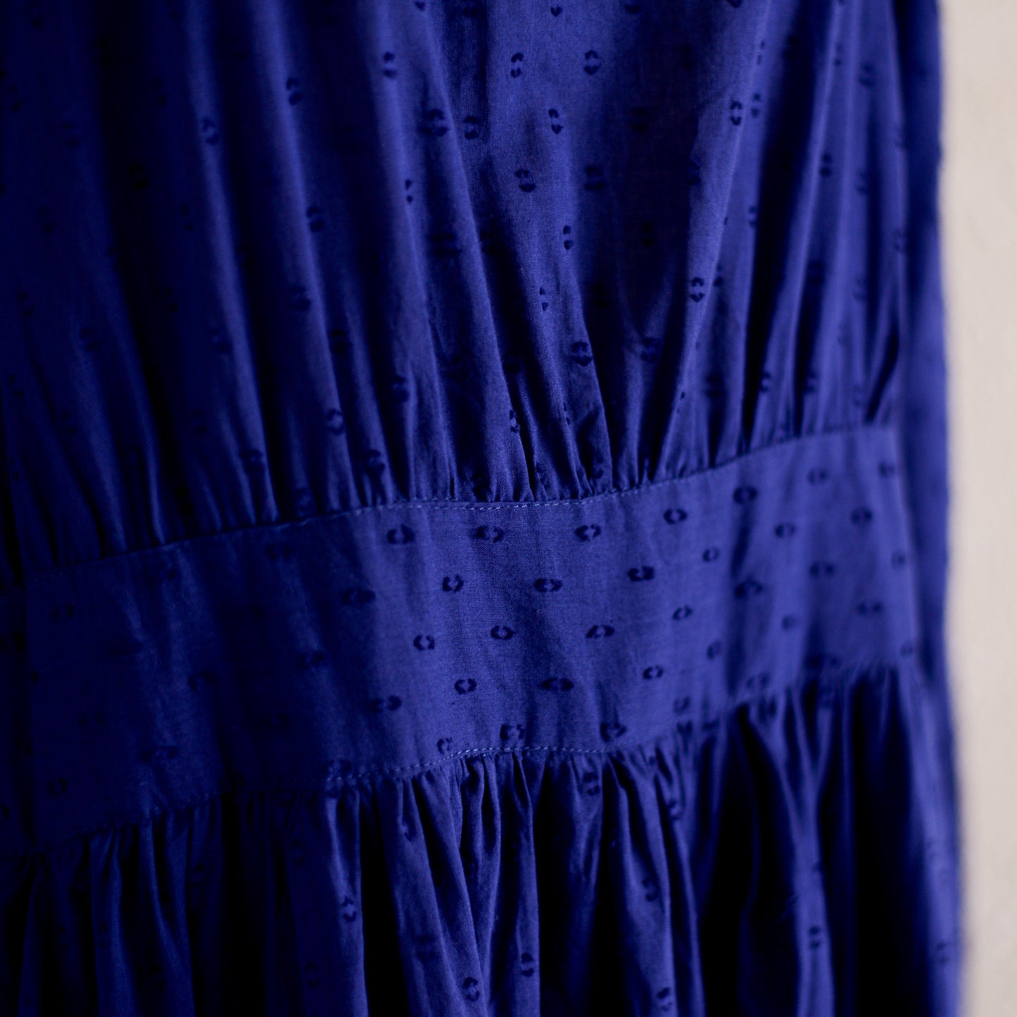 コットンカットドビーワンピース Blue