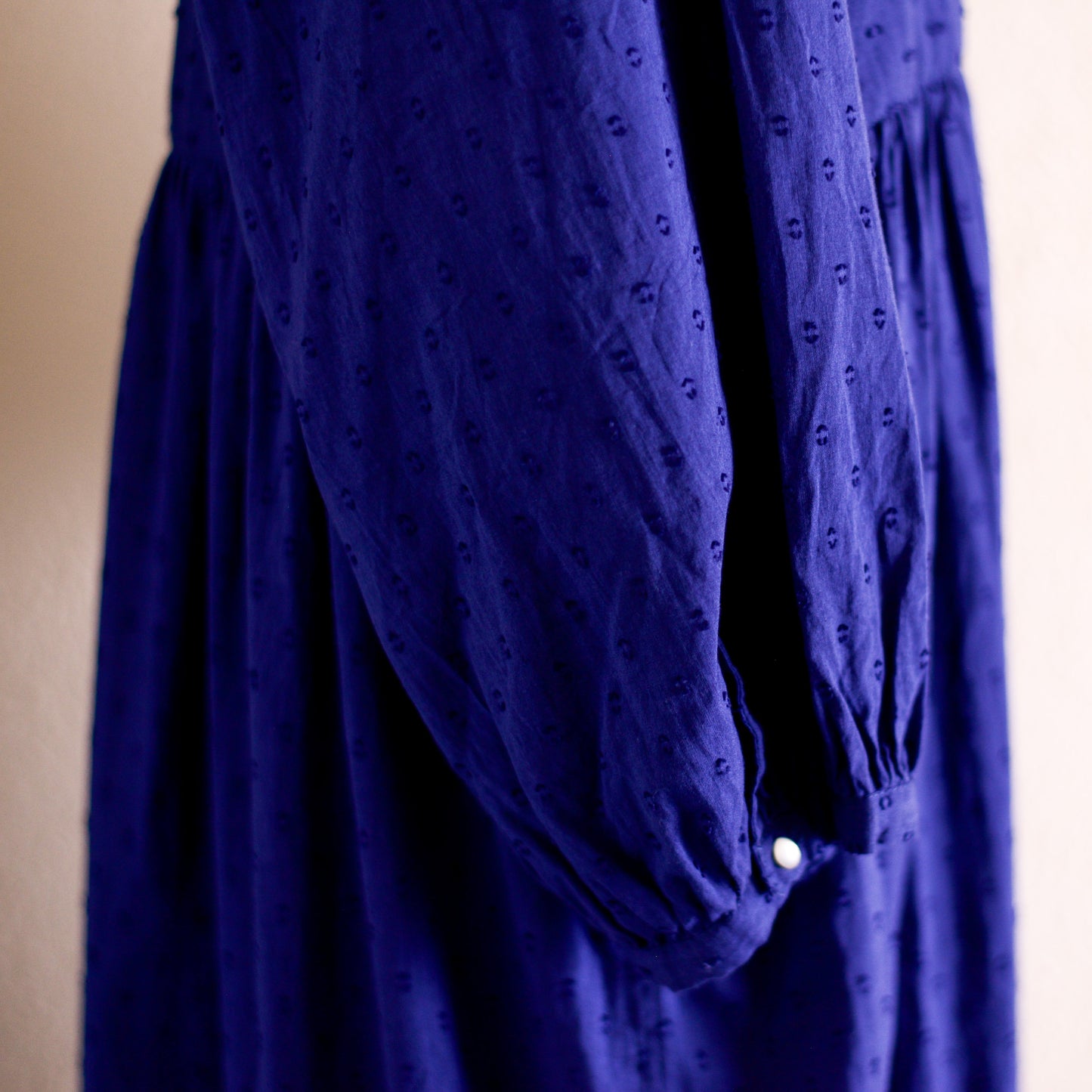 コットンカットドビーワンピース Blue