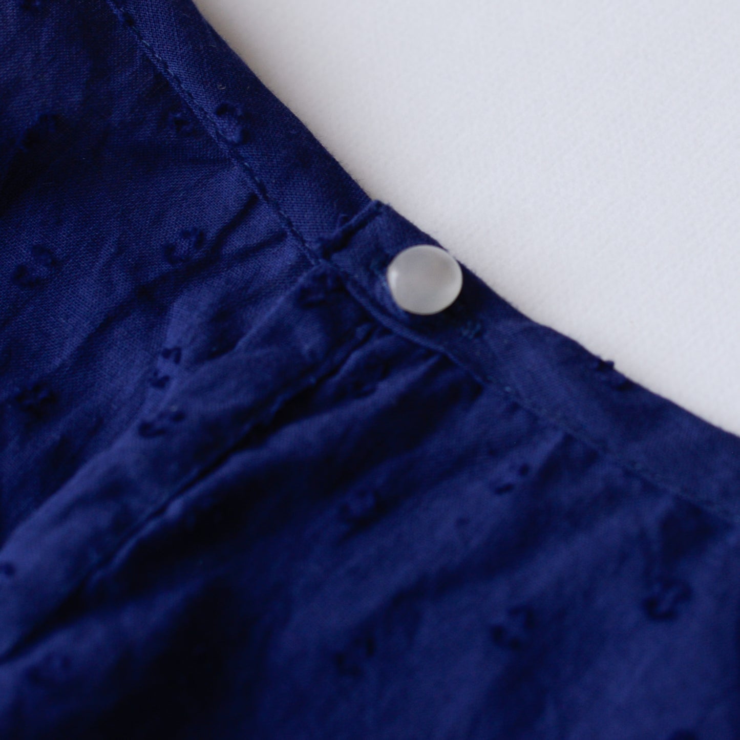 コットンカットドビーワンピース Blue