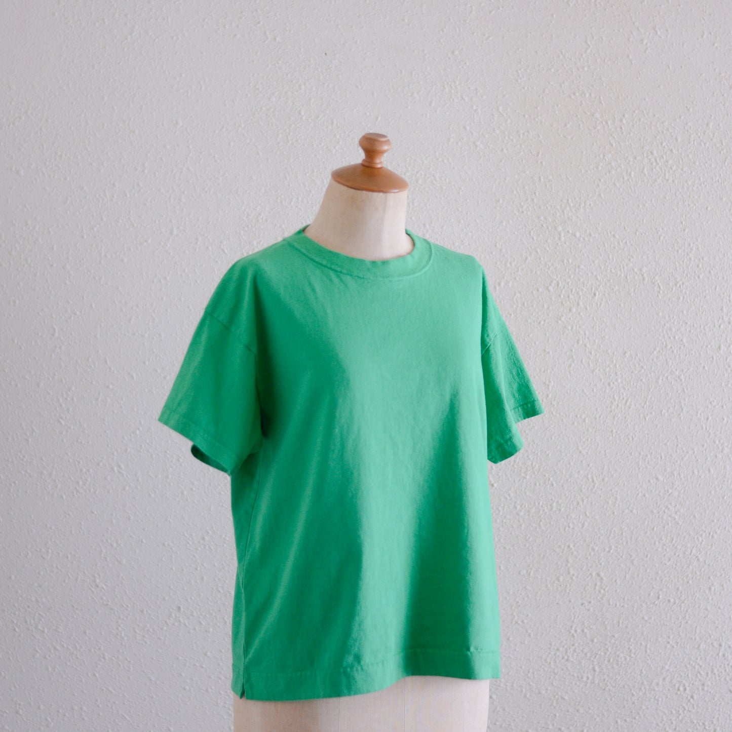 USコットンシンプルTシャツ Green