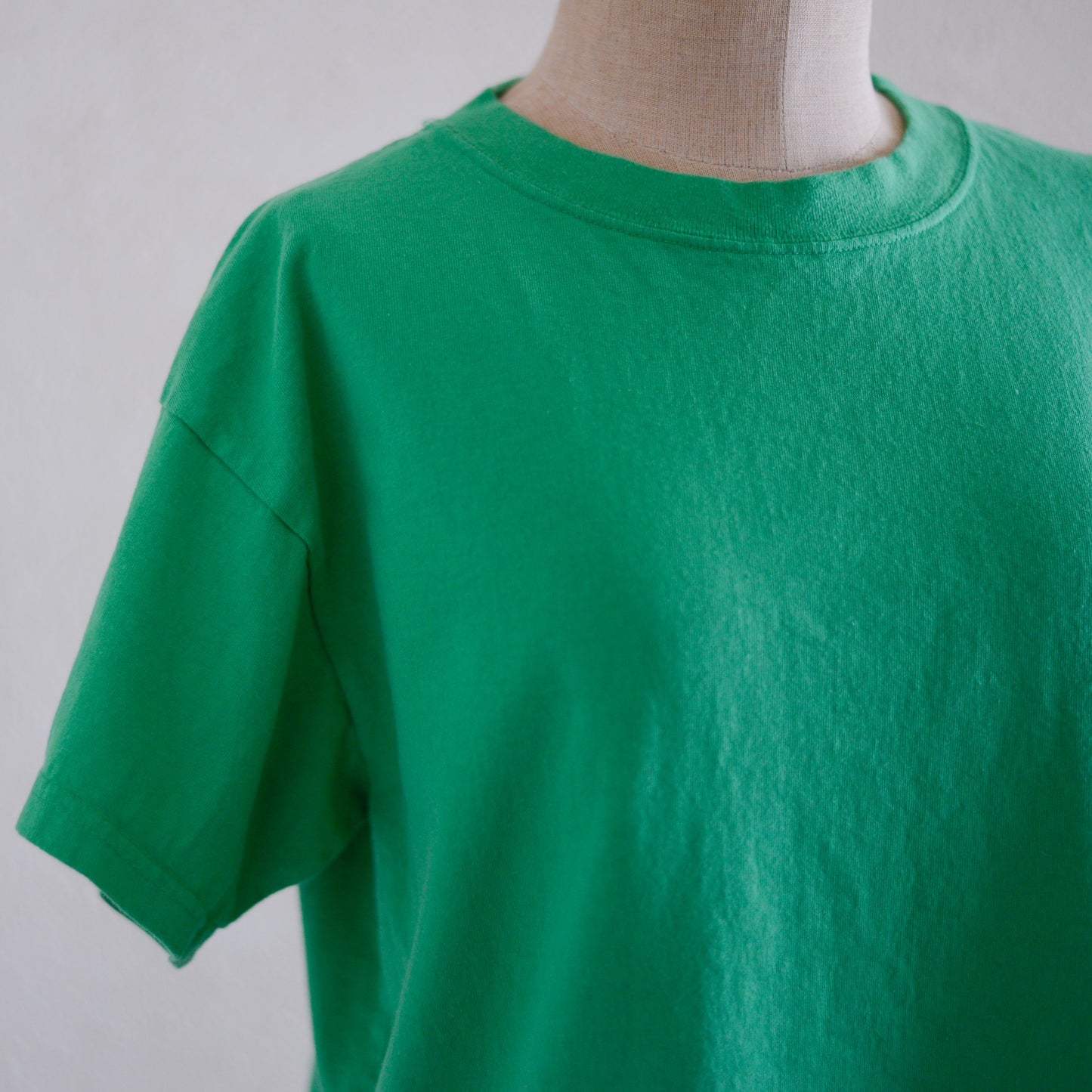 USコットンシンプルTシャツ Green