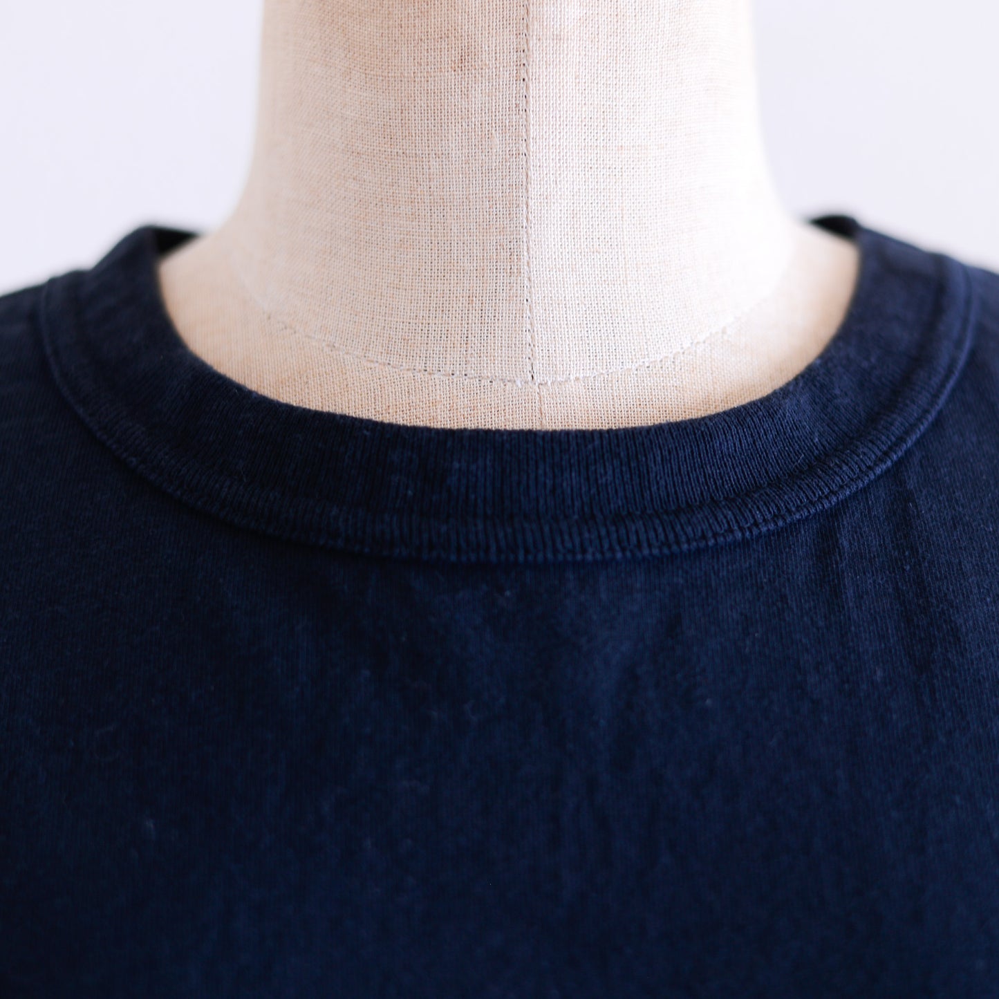 Cotton Jersey Crew Neck Pullover Black