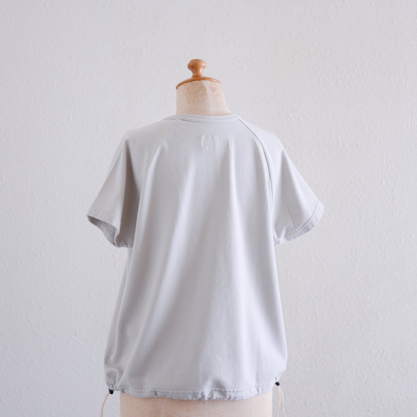 コットン裏毛ラグランプルオーバー Gray