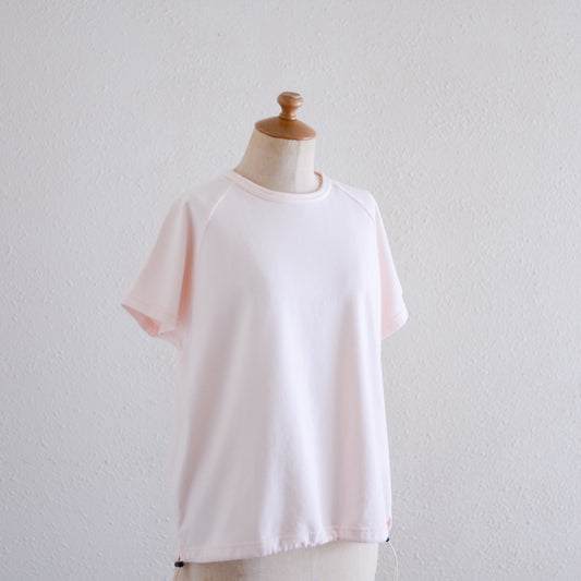 コットン裏毛ラグランプルオーバー Pink