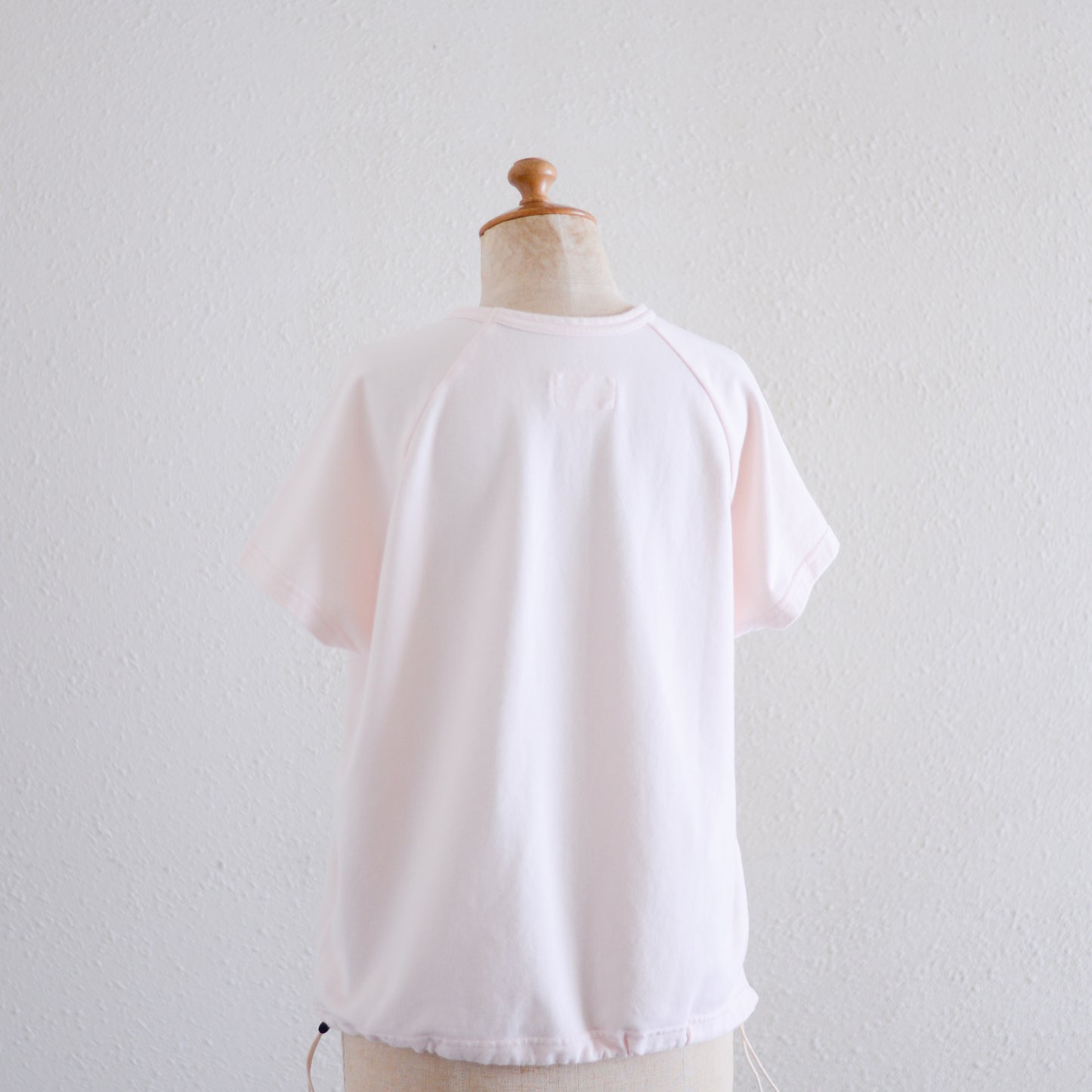 コットン裏毛ラグランプルオーバー Pink