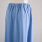 コットン裏毛フレアスカート Blue