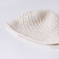 ハンドニティッドクロシェハット Off White