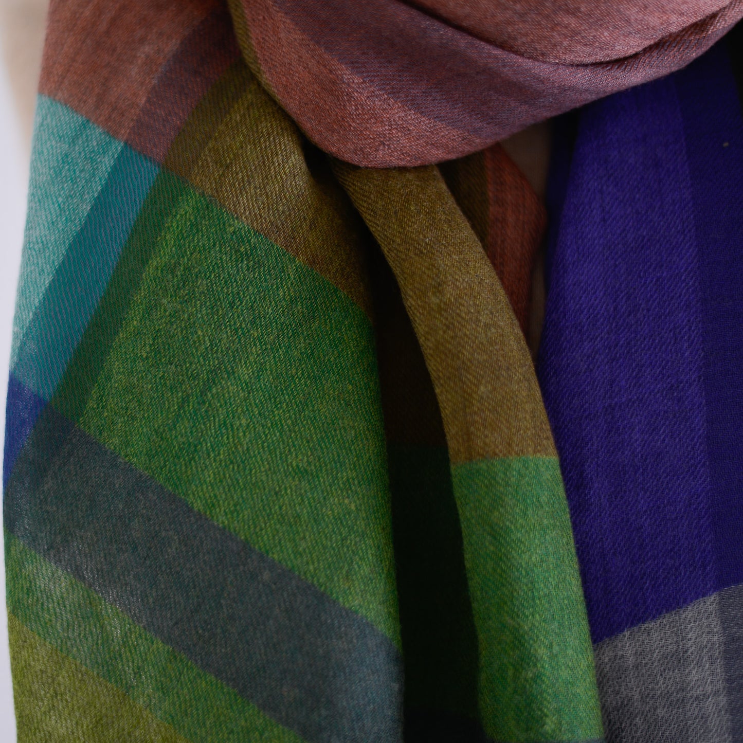 ウールディバインショール Brown