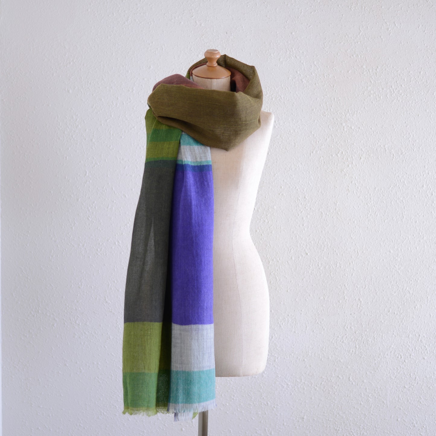 ウールディバインショール Brown