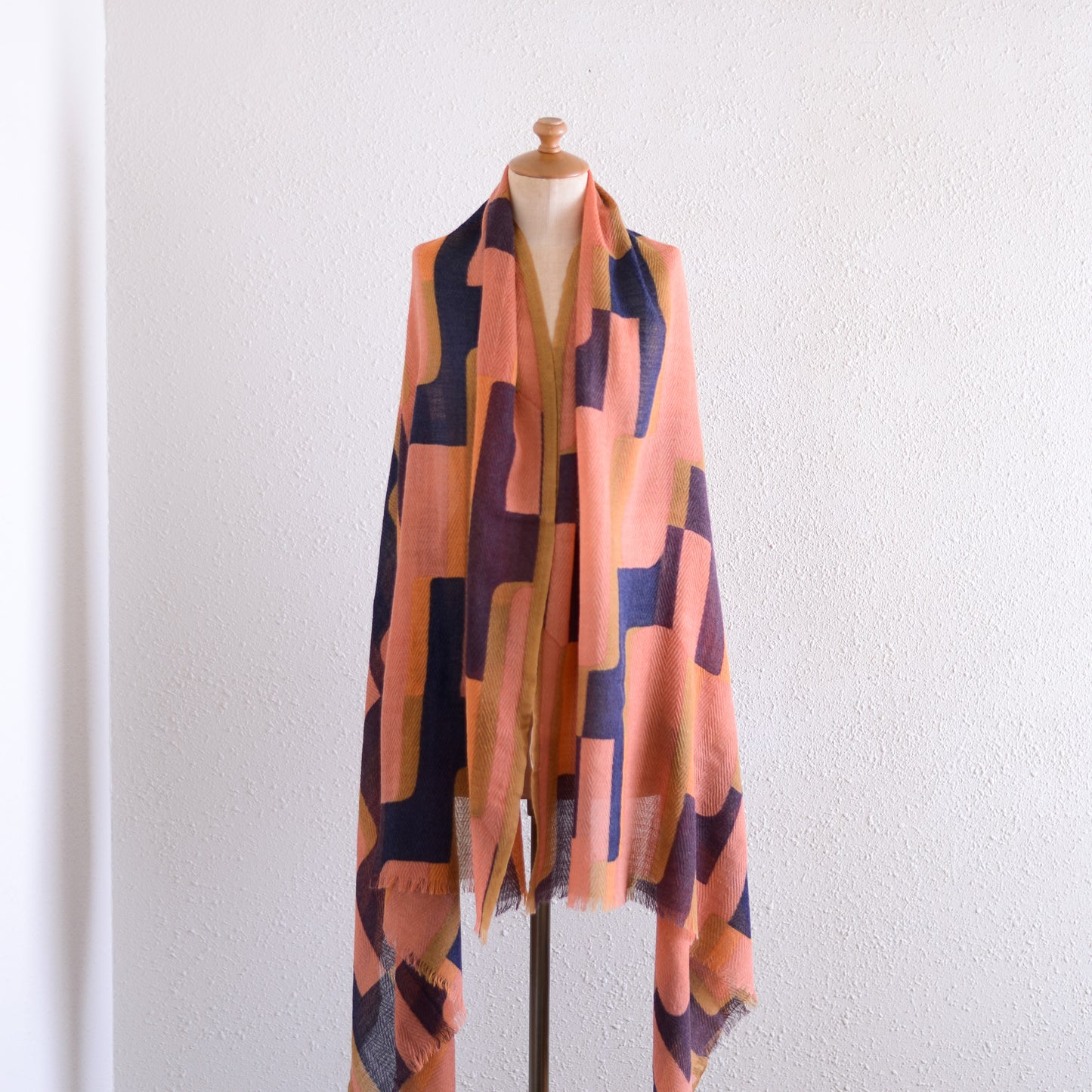 ウールフォレストショール Brown