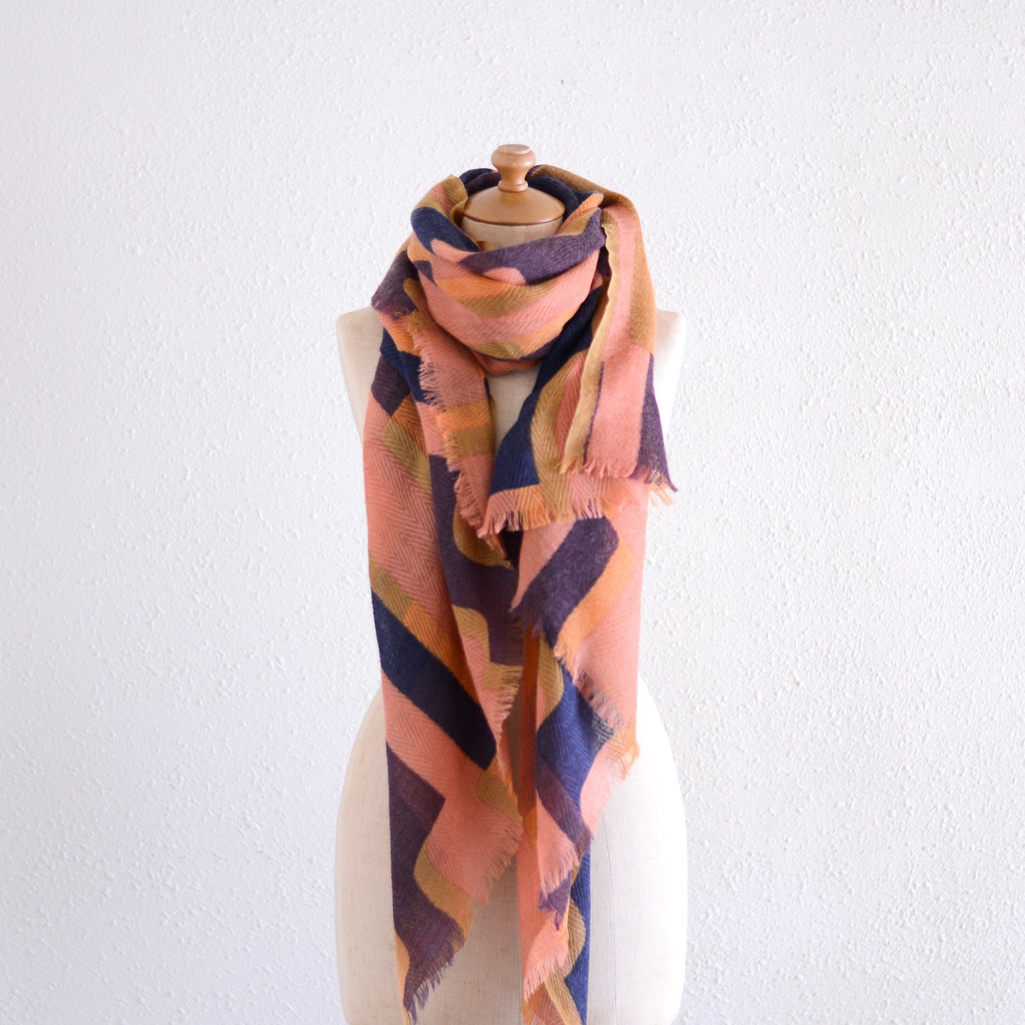 ウールフォレストショール Brown