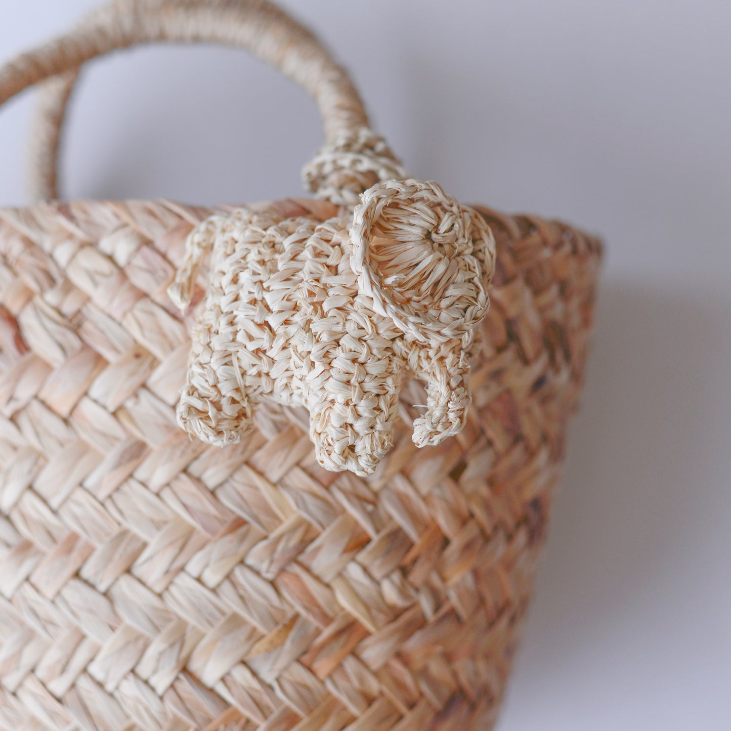 アバカバッグ チャーム付き Elephant