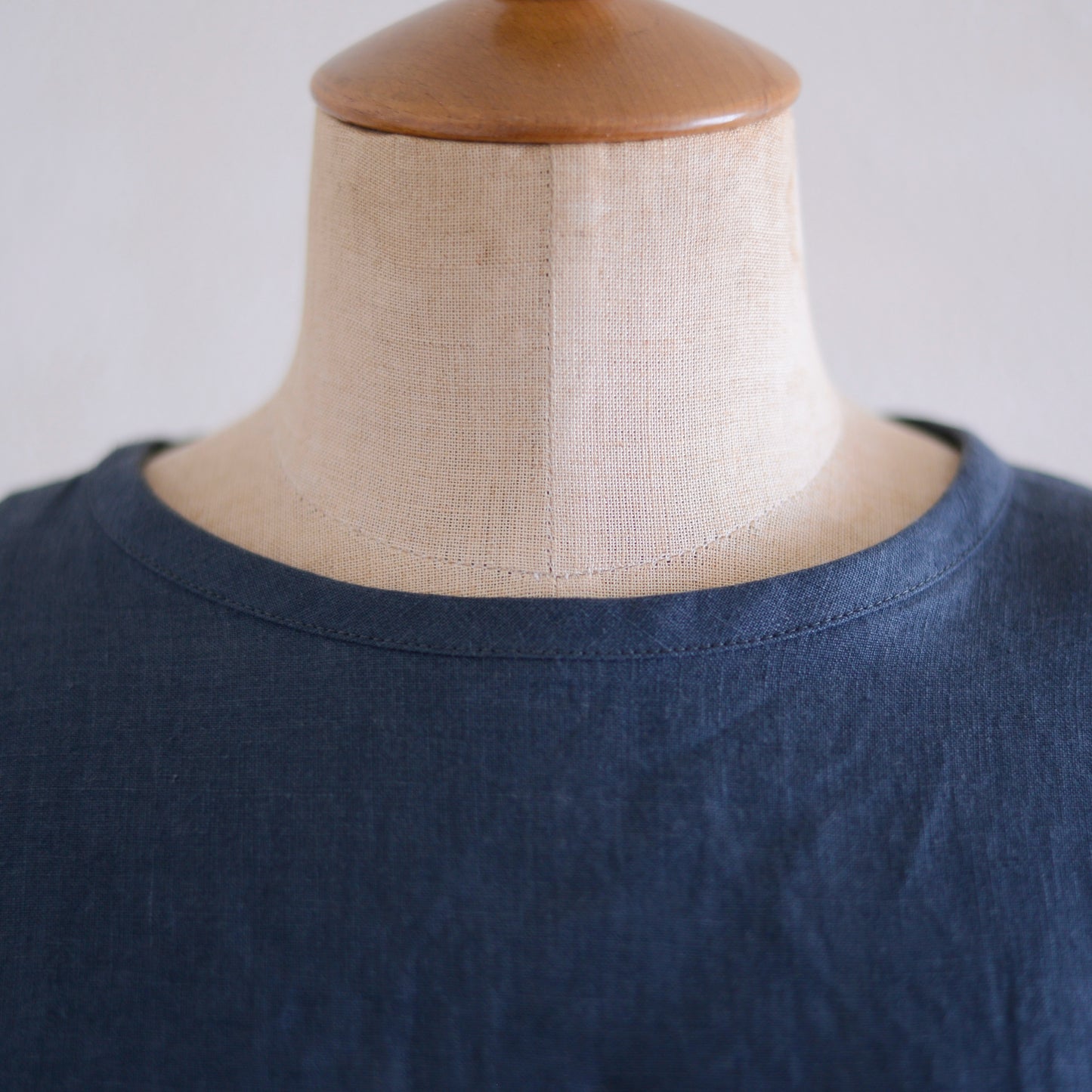 リネンボックスプルオーバー Charcoal Gray