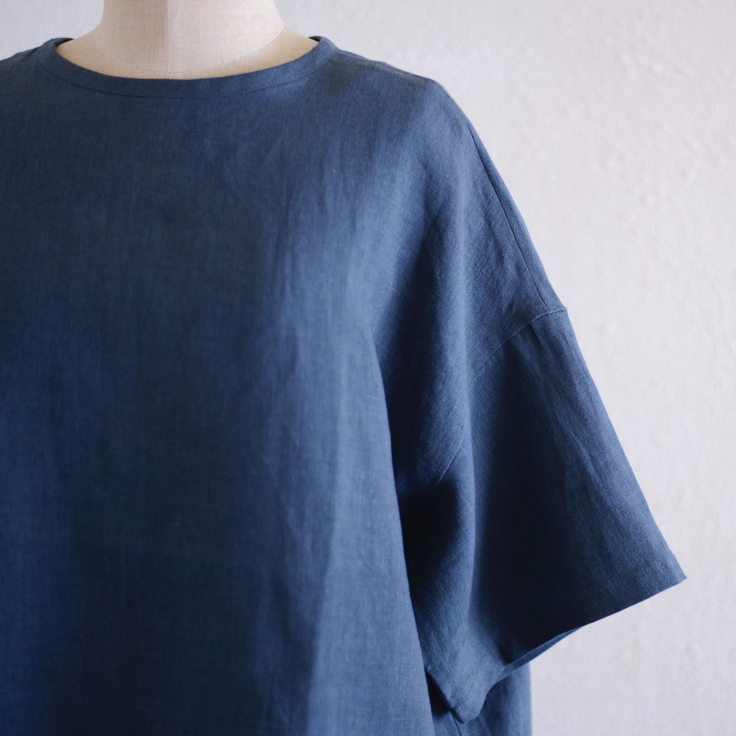 リネンボックスプルオーバー Charcoal Gray