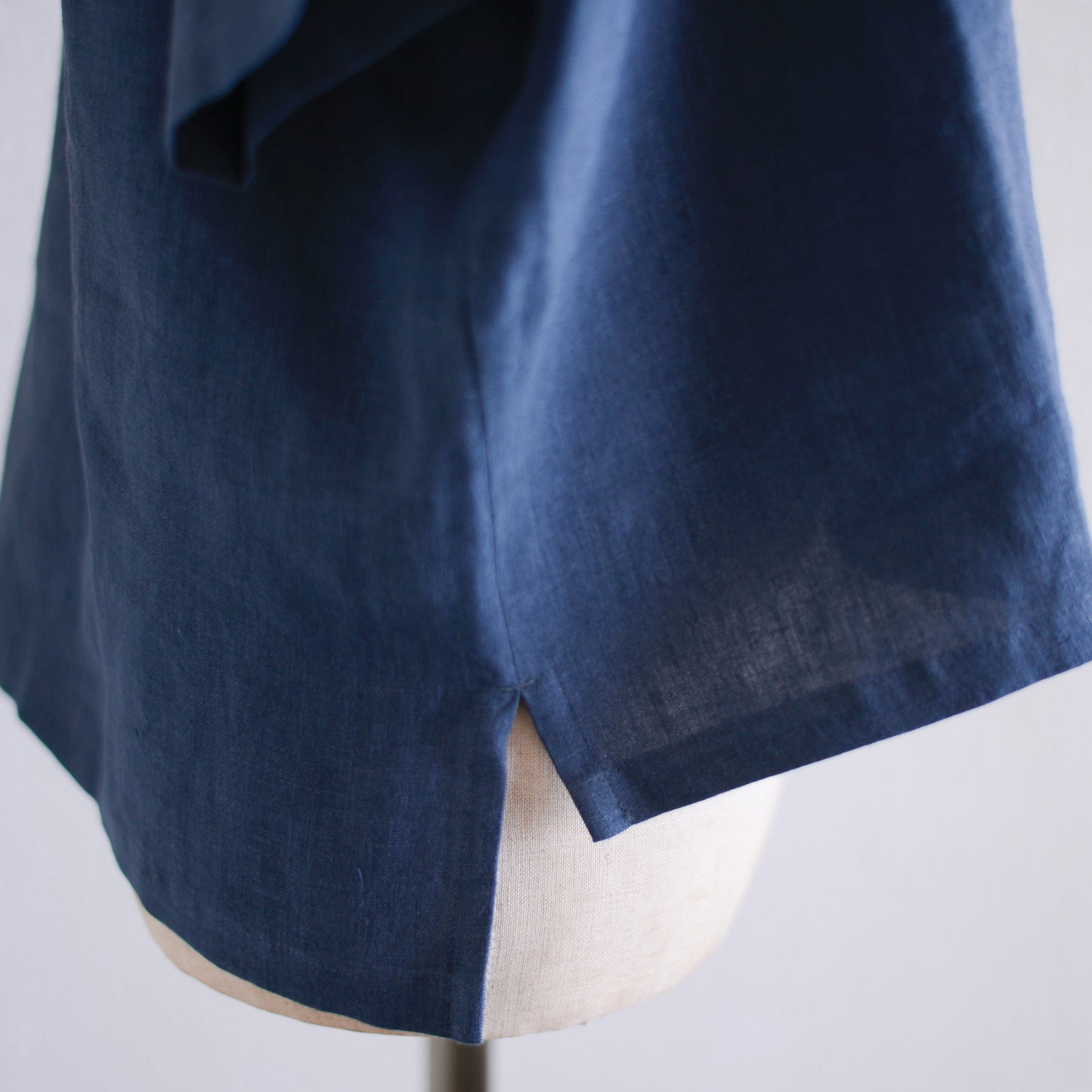 リネンボックスプルオーバー Charcoal Gray